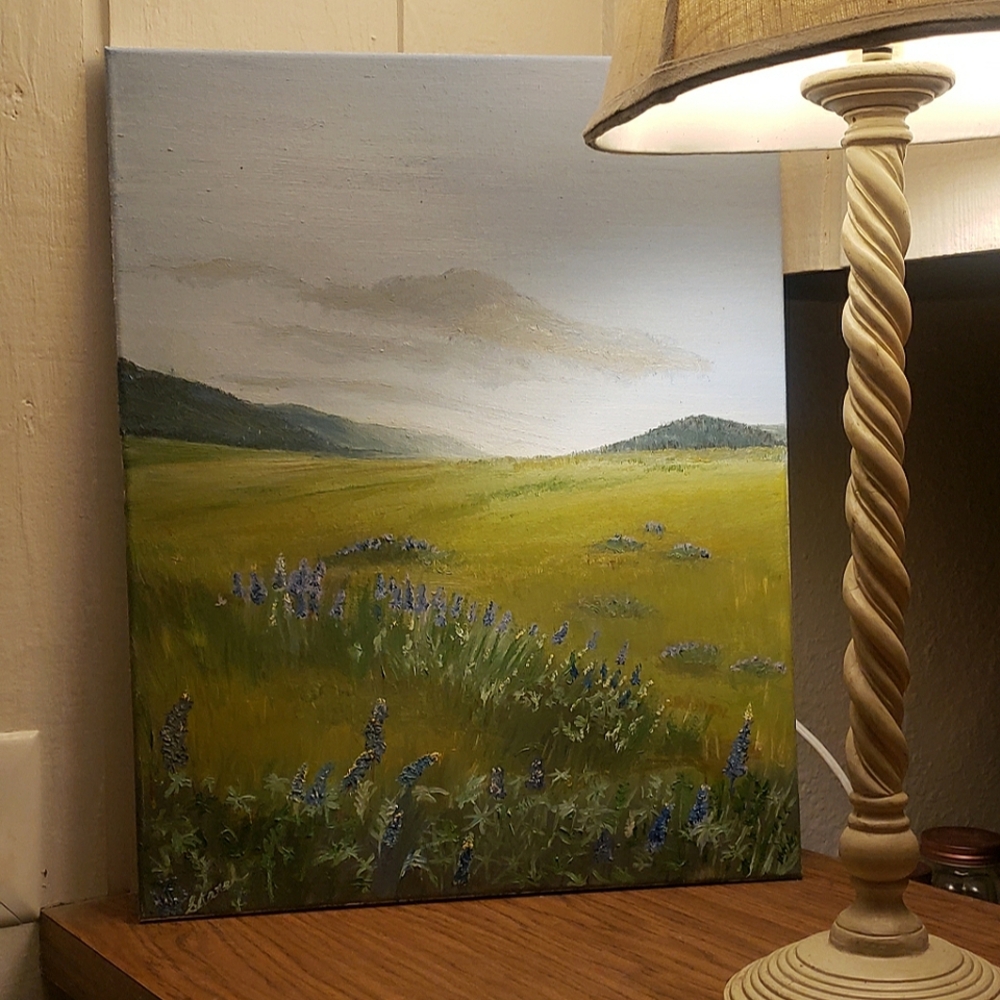 Original oil painting landscape by me